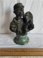 Kissing Couple Bust 8" H
