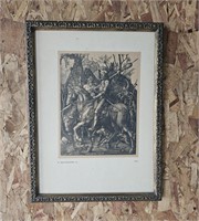 vintage photo in frame