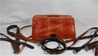 Nine West Orange Clutch Leather Purse & Belts