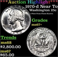 ***Auction Highlight*** 1970-d Washington Quarter