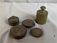 Vintage Brass Weights