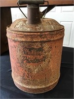 Phillips vintage gas can