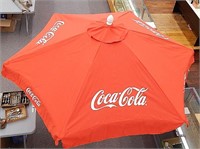 8.5ft Coca-Cola Red Patio Umbrella (NICE)