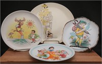 Redwing, Rocky, Disney Decorative Plates + (4)