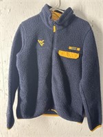 WVU Columbia fleece zip up jacket szL