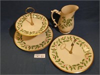 Lenox Holiday - Pitcher & Serving Trays