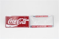 1998  Coca-Cola License Plate & Topper