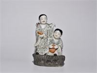 Chinese Famille Rose Porcelain Figurines