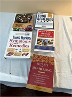 Cooks Books And Self Healing Books.