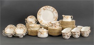 Minton "Ancestral Pattern" Porcelain Dinner for 12