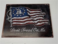 MODERN REPOP "DONT TREAD ON ME FLAG SIGN"