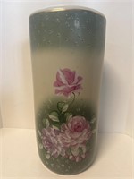 Limoge porcelain umbrella stand floor vase
