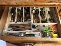 Assorted flatware and more