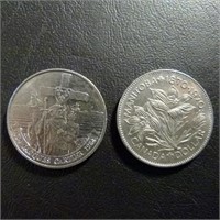 Canadian 1984 & 1970 Dollar Coins