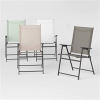 Grey Sling Folding Patio Chair - Room Essentials