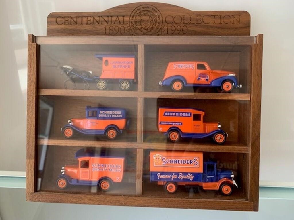 Schnieders Centennial Collection Die Cast Display