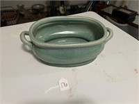 1980s Celadon Green Footpath Planter