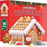 Gingerbread House Kit [set Of 8] Diy Gingerbread