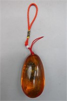 SYNTHETIC BEESWAX WITH CIRCADA TRAPPED PENDANT