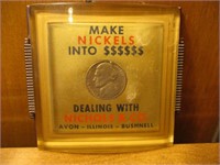 Nichols & Co. Paper Weight - Bushnell and Avon