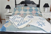 (3) Quilts for Projects, Hand Quilted