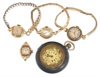 LADIES WRISTWATCHES & POCKET WATCH FOR PARTS OR RE