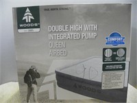Unused Woods double high queen airbed c/w pump