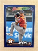 Hunter Brown 2024 Topps Royal Blue