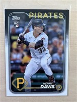 Henry Davis 2024 Topps Rookie Card