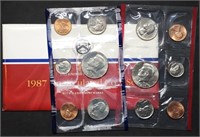 1987 US Double Mint Set in Envelope