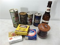 Lot of Old Cans, and Product Containers