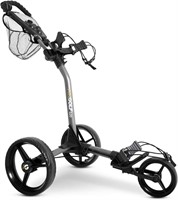 Pro Golf S20 3 Wheel Push Cart - Easy to Fold