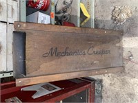 Mechanics, creeper, wooden