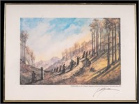 Gunther Schneider Siemssen Signed Print