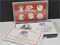 2007 Silver US Quarter Coin Set