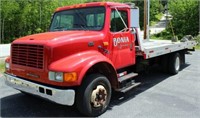 1996 International S4700 Flatbed Ramp Truck