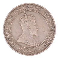 F 1908 Canada 1 Cent Coin