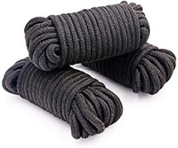 RUOFENG 32 Feet Soft Cotton Rope Pack of 3 (3