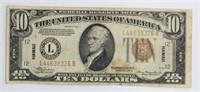 SERIES OF 1934 HAWAII $10.00 NOTE