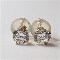 $160 14K  CZ Earrings