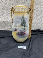 Asian American Styled vase handle repaired