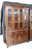 National Mt. Airy China Hutch w/Dentil Molding