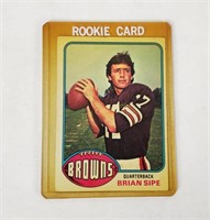 1976 Topps Nfl Brian Sipe Rookie Card