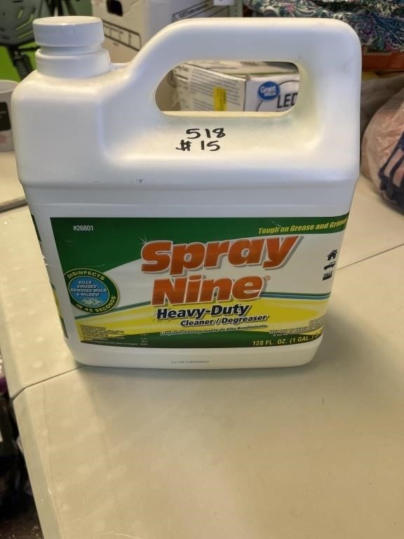 Heavy duty cleaner, degreaser, disinfectant 1