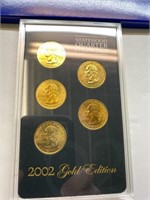 2002 gold edition state quarters