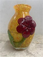 Floral Glass Vase