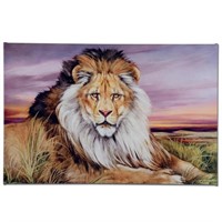 "African Lion" Limited Edition Giclee on Canvas by