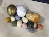 Lot of Stone Eggs