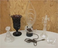 Electric Lamp & Glass Decor