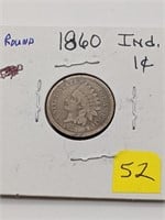 Fine 1860 Indian Head Penny